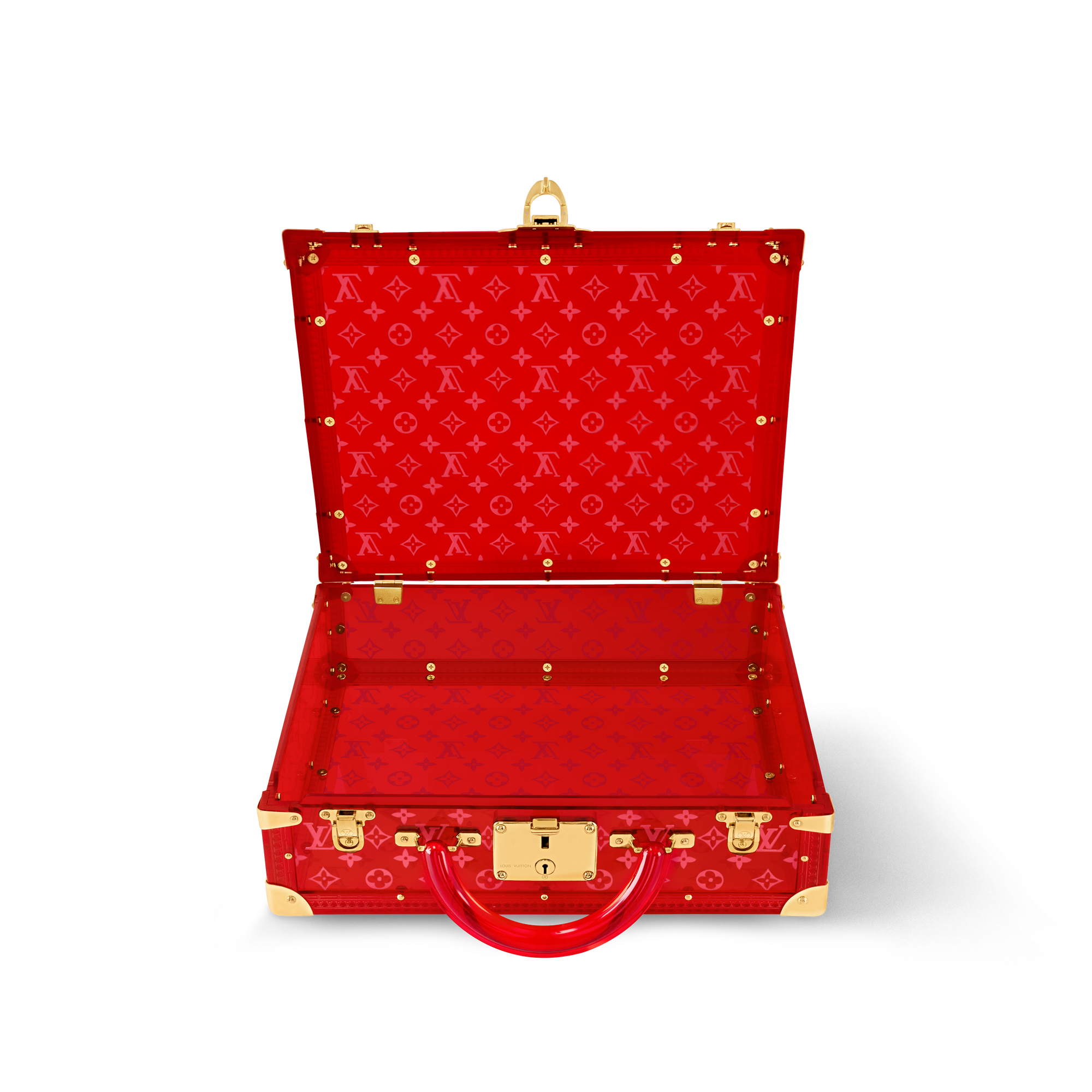 Cotteville Lunettes Seethrough Red Autres High End in Trunks, Travel and Home