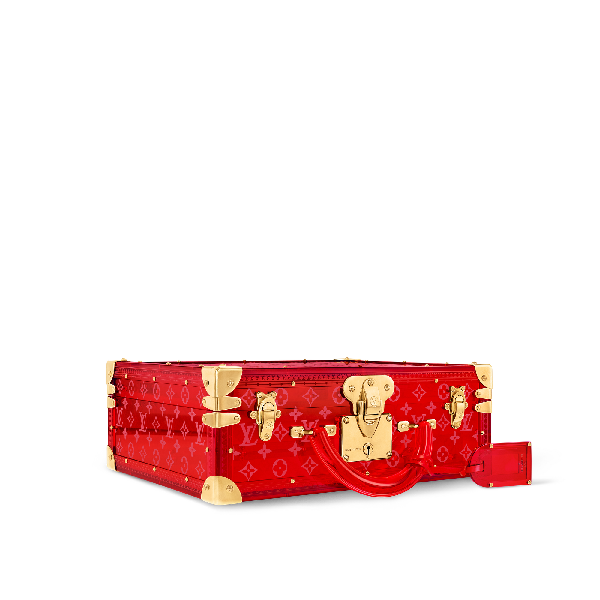 Cotteville Lunettes Seethrough Red Autres High End in Trunks, Travel and Home