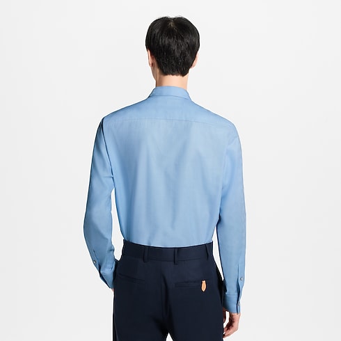 Cotton Cashmere Long-Sleeved Jacquard Shirt in Men's Ready-to-Wear All Ready-to-Wear collections by Louis Vuitton (Product zoom)