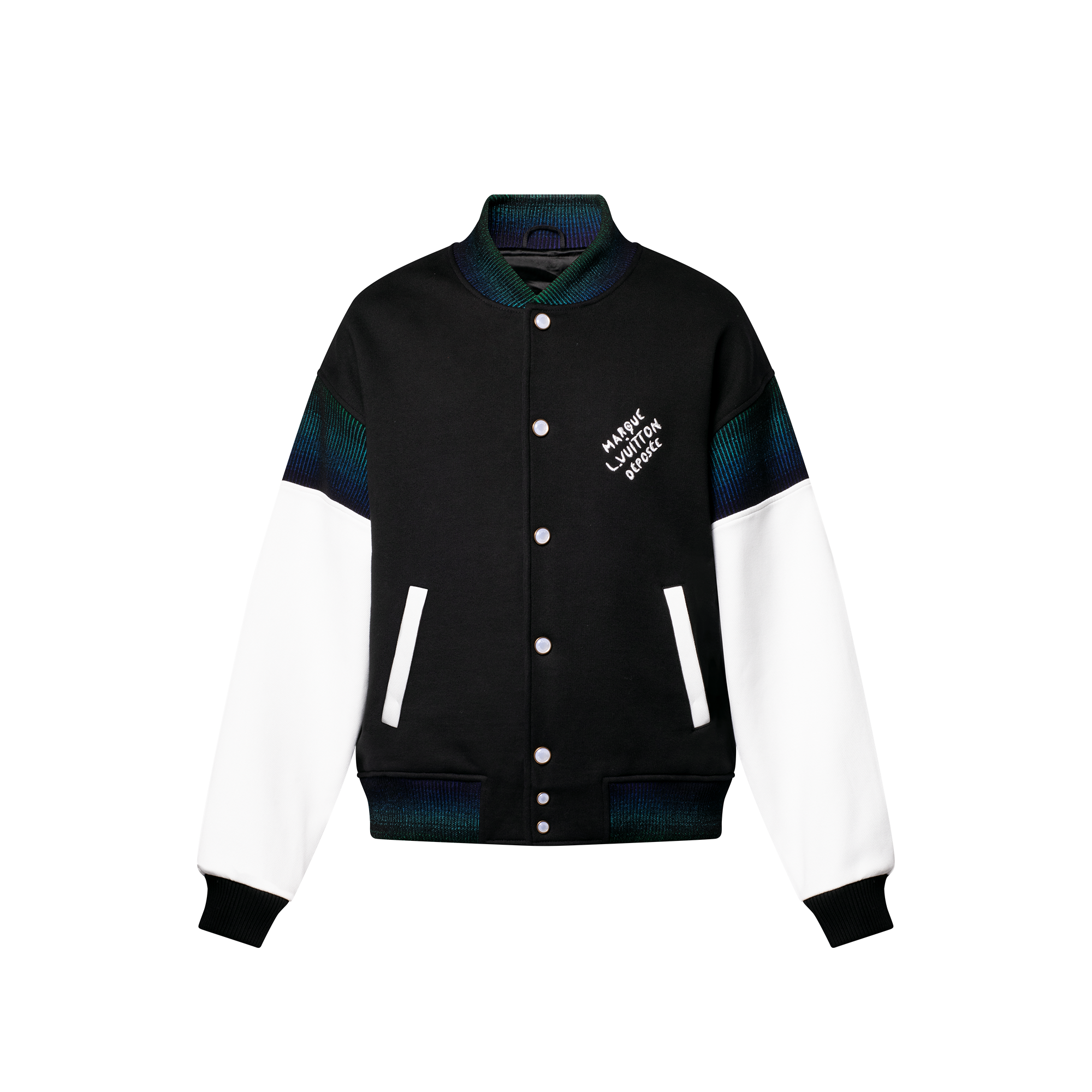Cotton Jersey Varsity Blouson   in Men