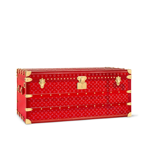 Courrier Lozine 110 Seethrough Red Autres High End in Trunks, Travel and Home's Trunks and Boxes Trunks and Suitcases collections by Louis Vuitton (Product zoom)