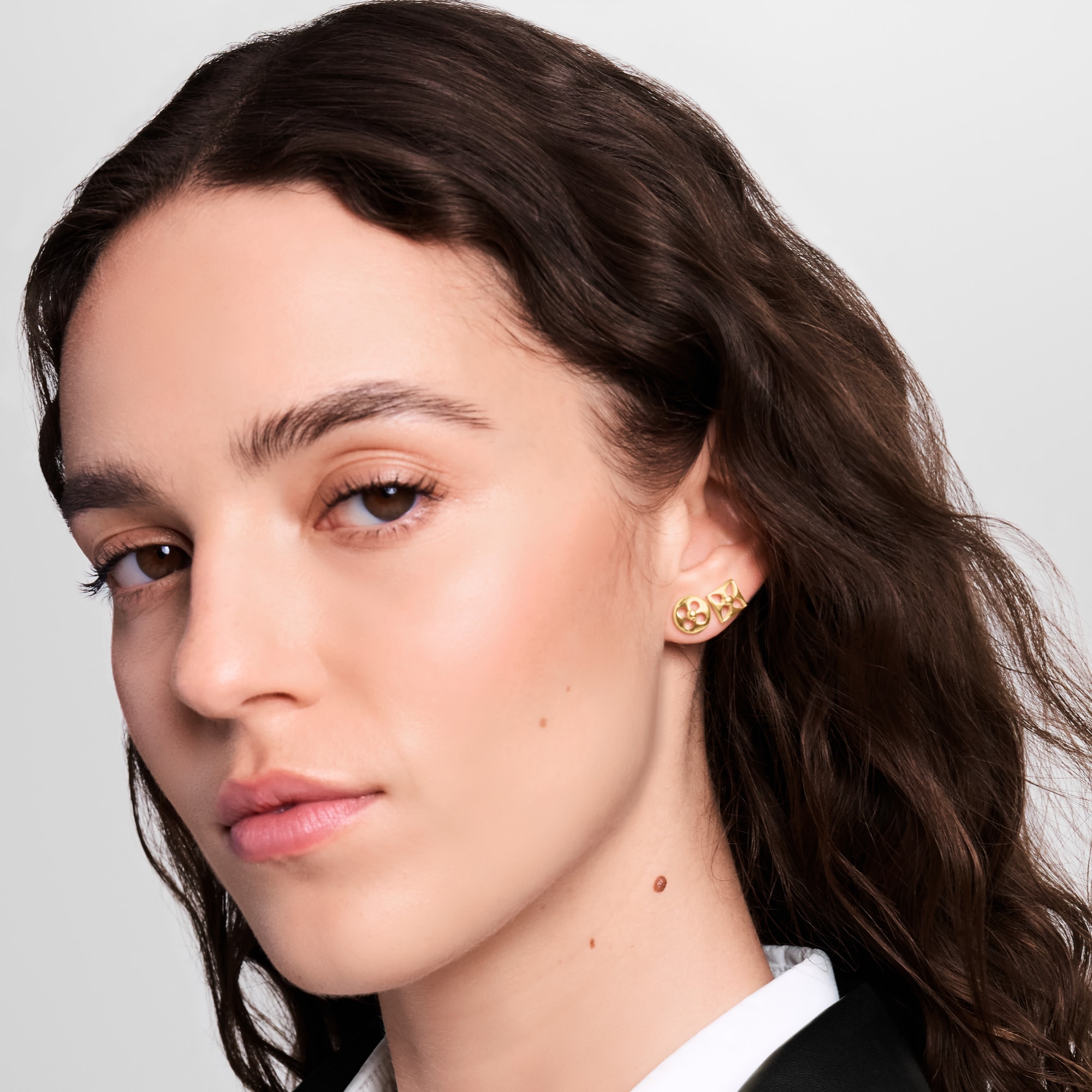 Crazy in Lock Earrings Set . in Women