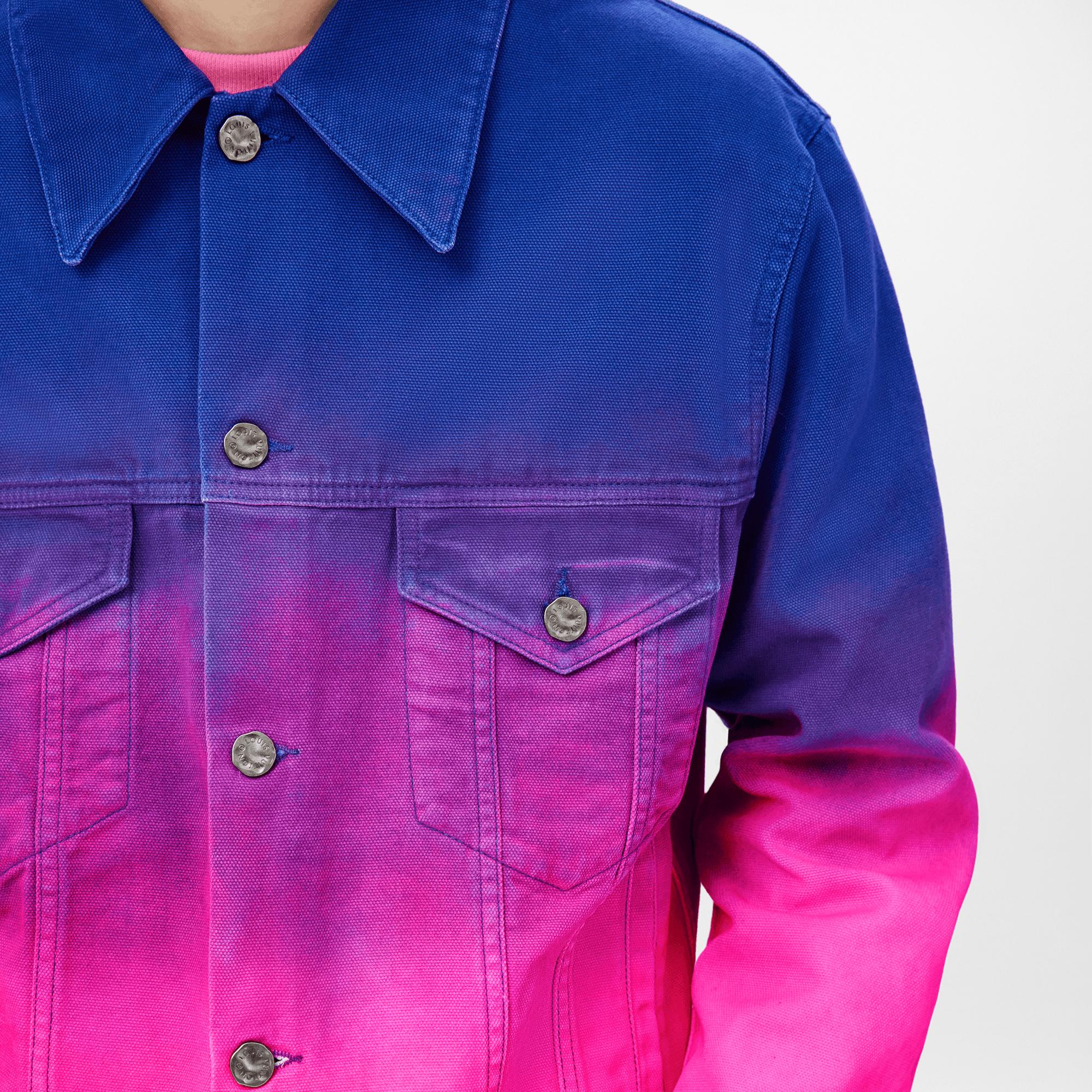 Cropped Gradient Denim Jacket - Ready 