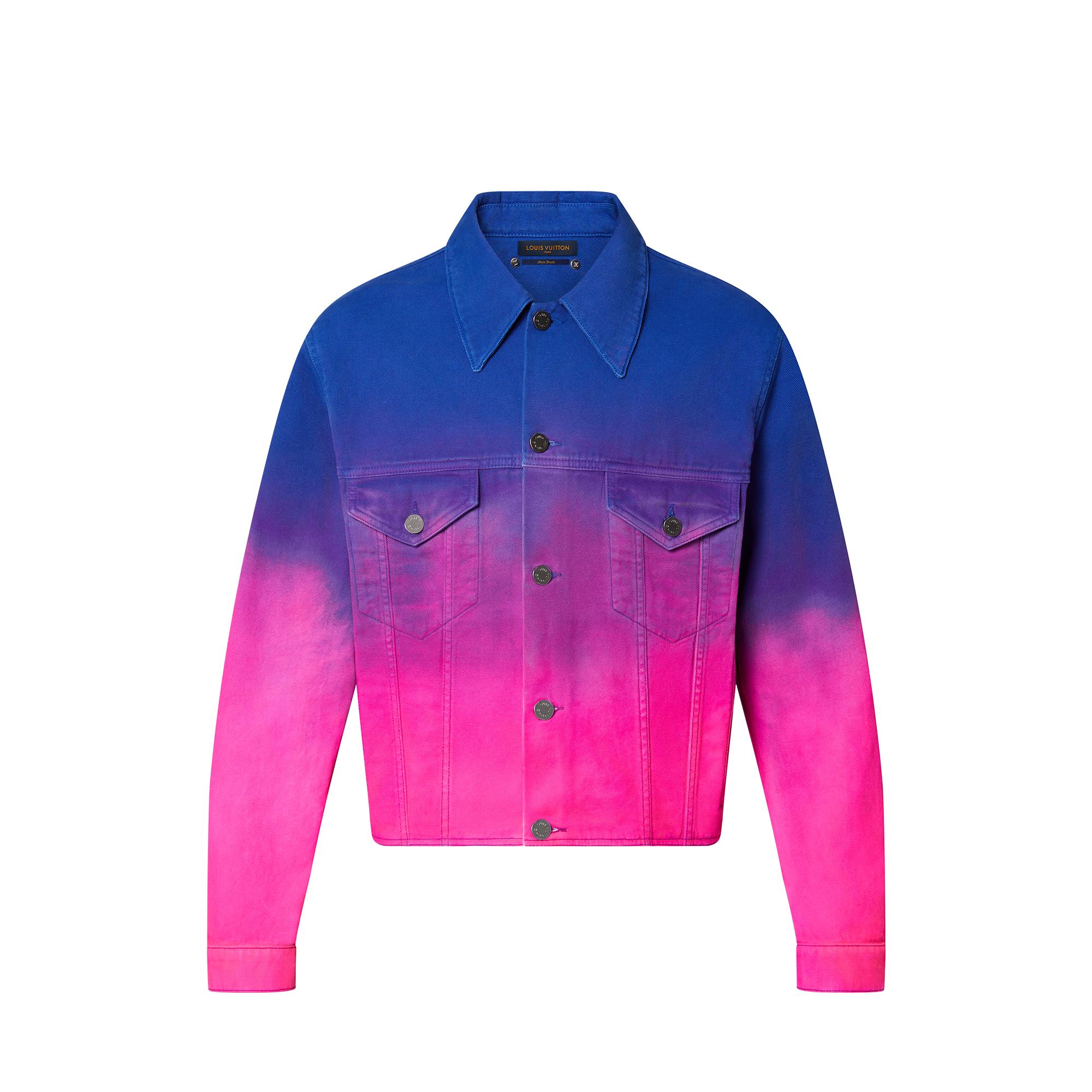 Cropped Gradient Denim Jacket - Ready 