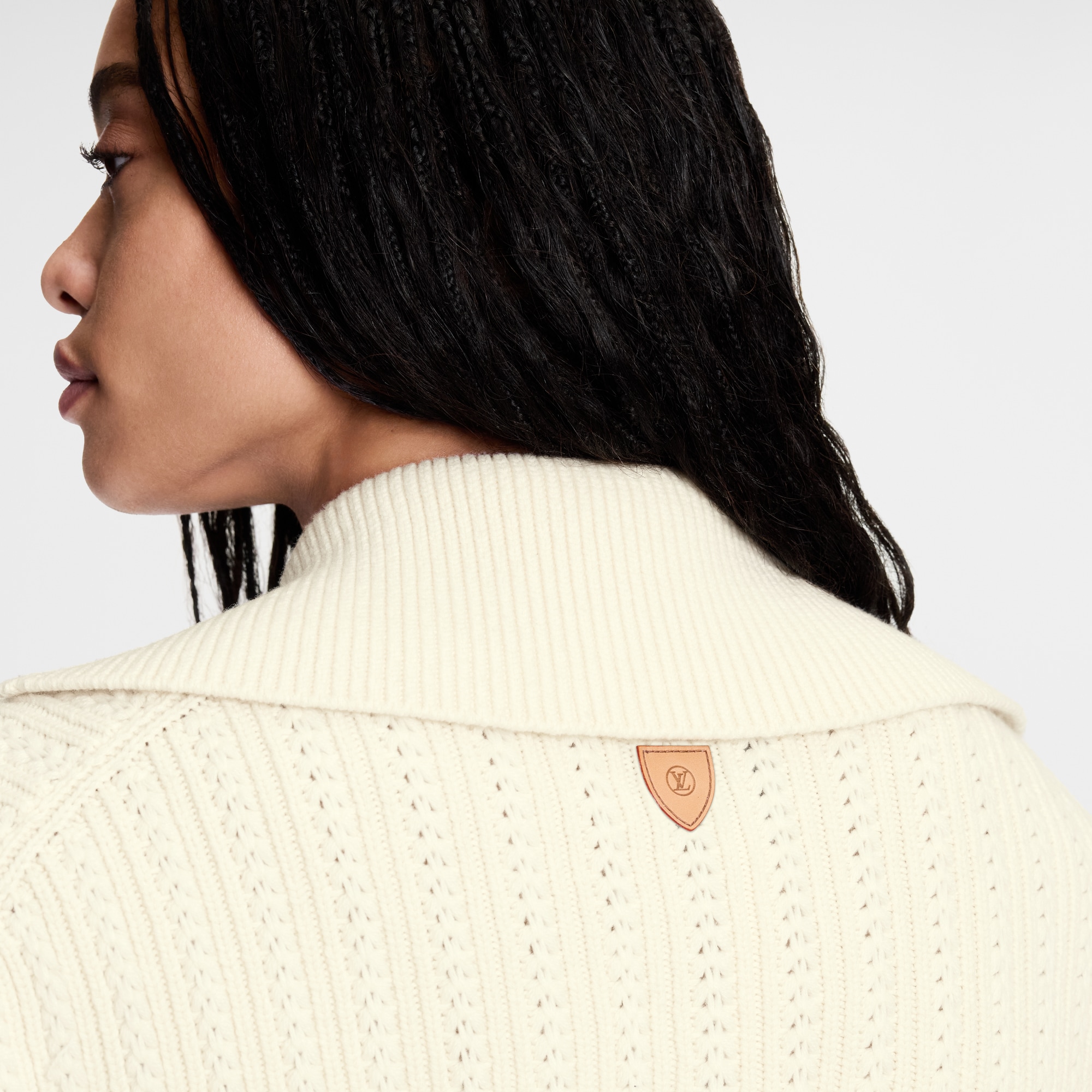 Cropped Rib-Knit Jacket
  in Women