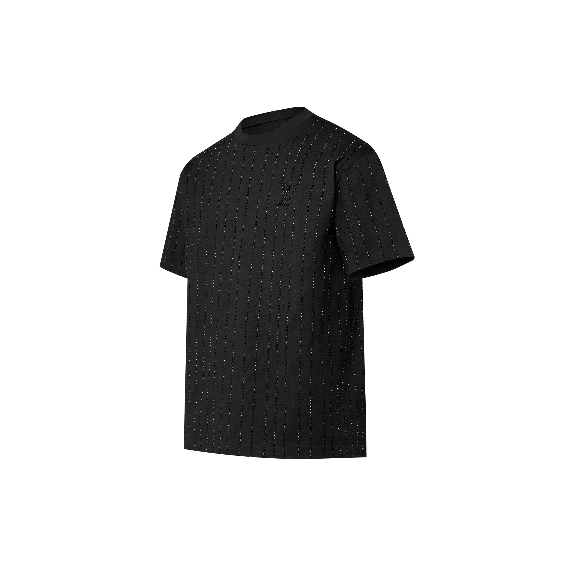 Crystal Embellished Cotton T-Shirt  in Men