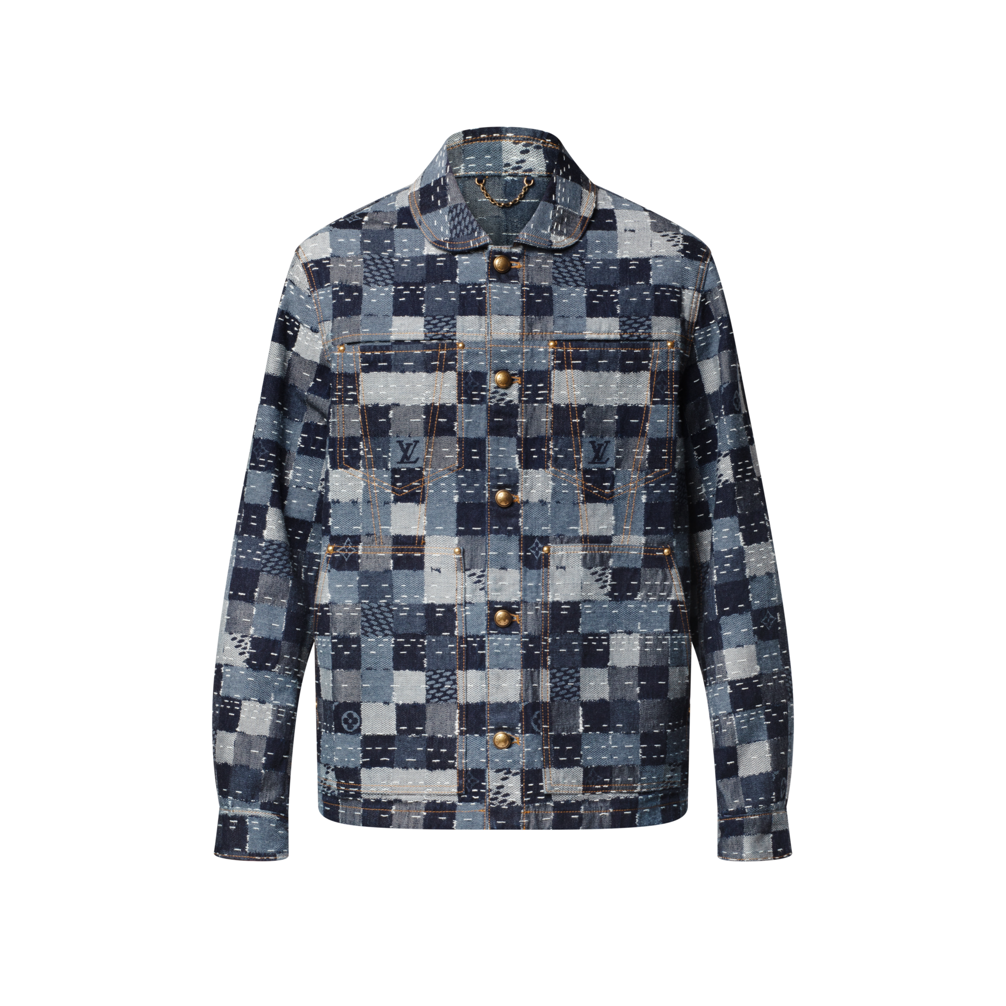 Damier Denim Workwear Blouson  in Men