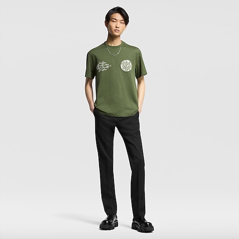 Damier Pique T-Shirt in Men's Ready-to-Wear T-shirts and Polos collections by Louis Vuitton (Product zoom)