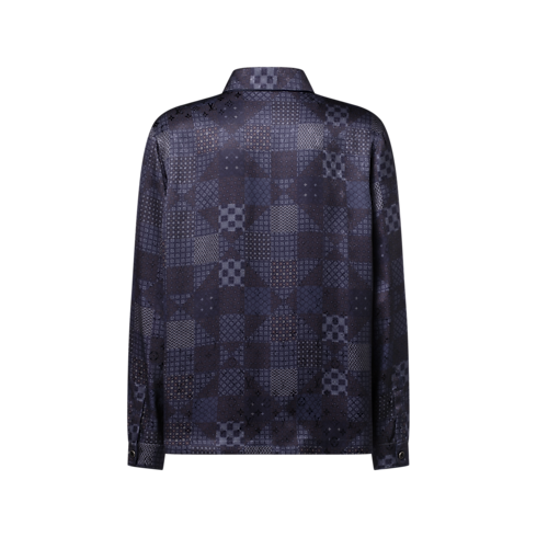 Damier Silk Blend Pajama Shirt in Men's Ready-to-Wear All Ready-to-Wear collections by Louis Vuitton (Product zoom)