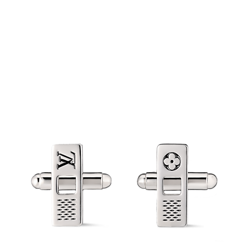 Damier Staples Cut Out Cufflinks . in Men's Fashion Jewellery All Fashion Jewellery collections by Louis Vuitton (Product zoom)
