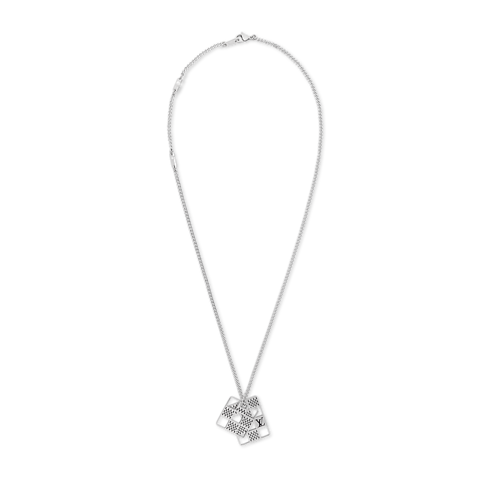 Damier Staples Cut Out Pendant . in Men's Fashion Jewellery Necklaces collections by Louis Vuitton (Product zoom)