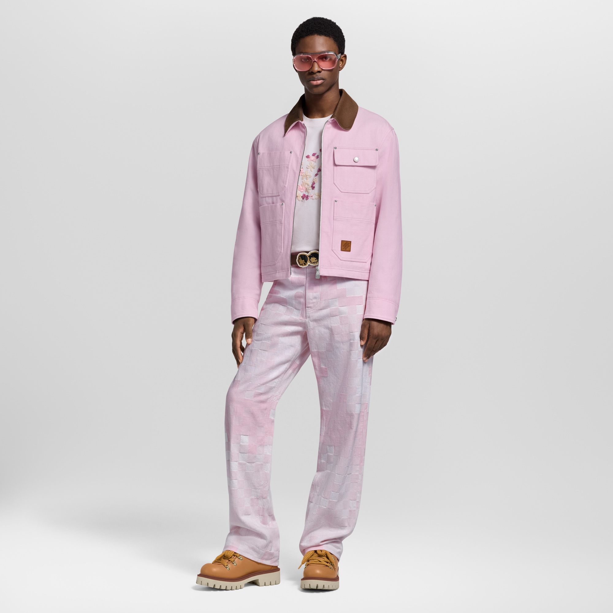 Damoflage Denim Skate Pants  in Men