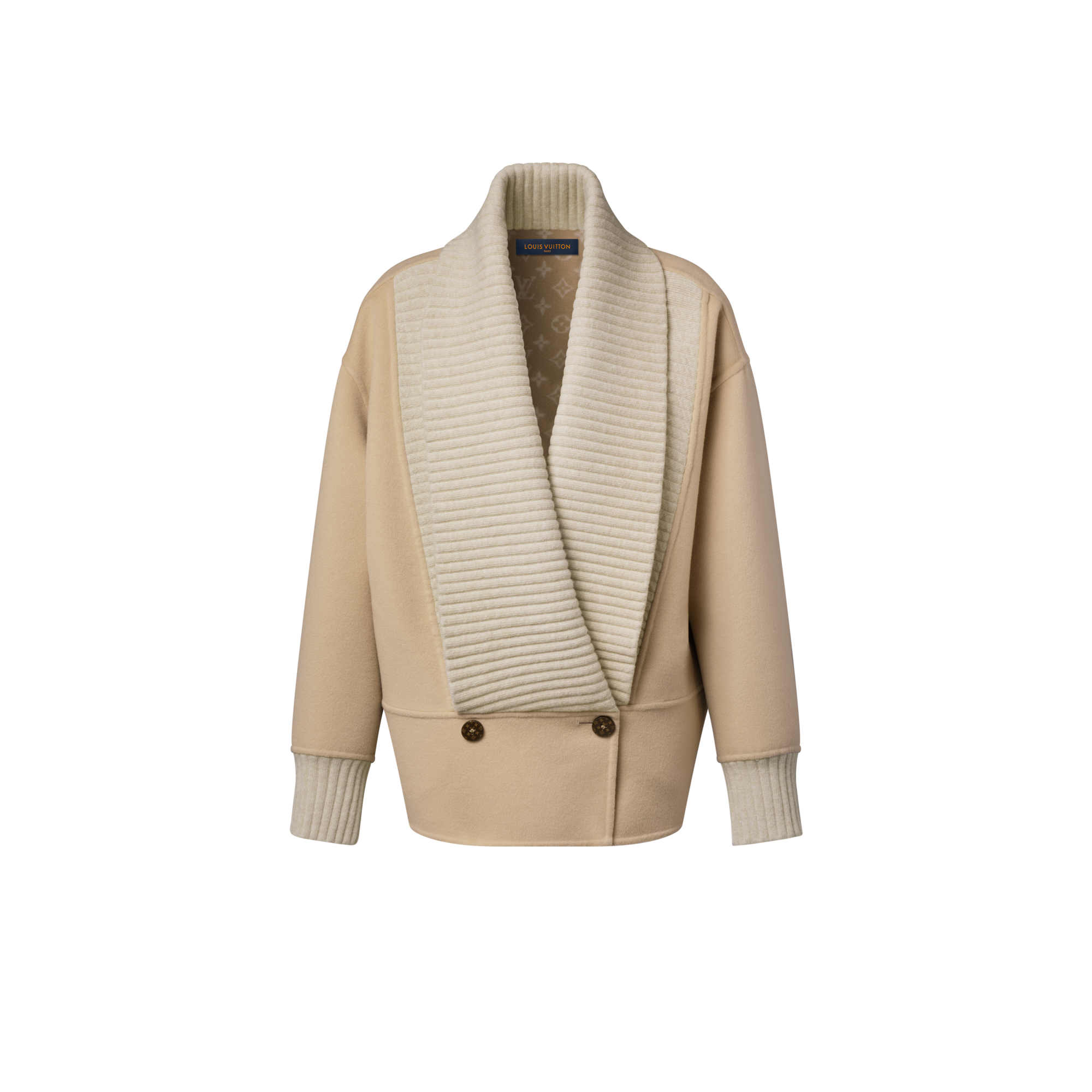 Denim-Effect Double Face Jacket  in Women