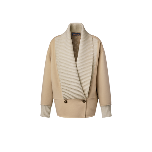 Denim-Effect Double Face Jacket in Women's Ready-to-Wear Coats and Jackets collections by Louis Vuitton (Product zoom)