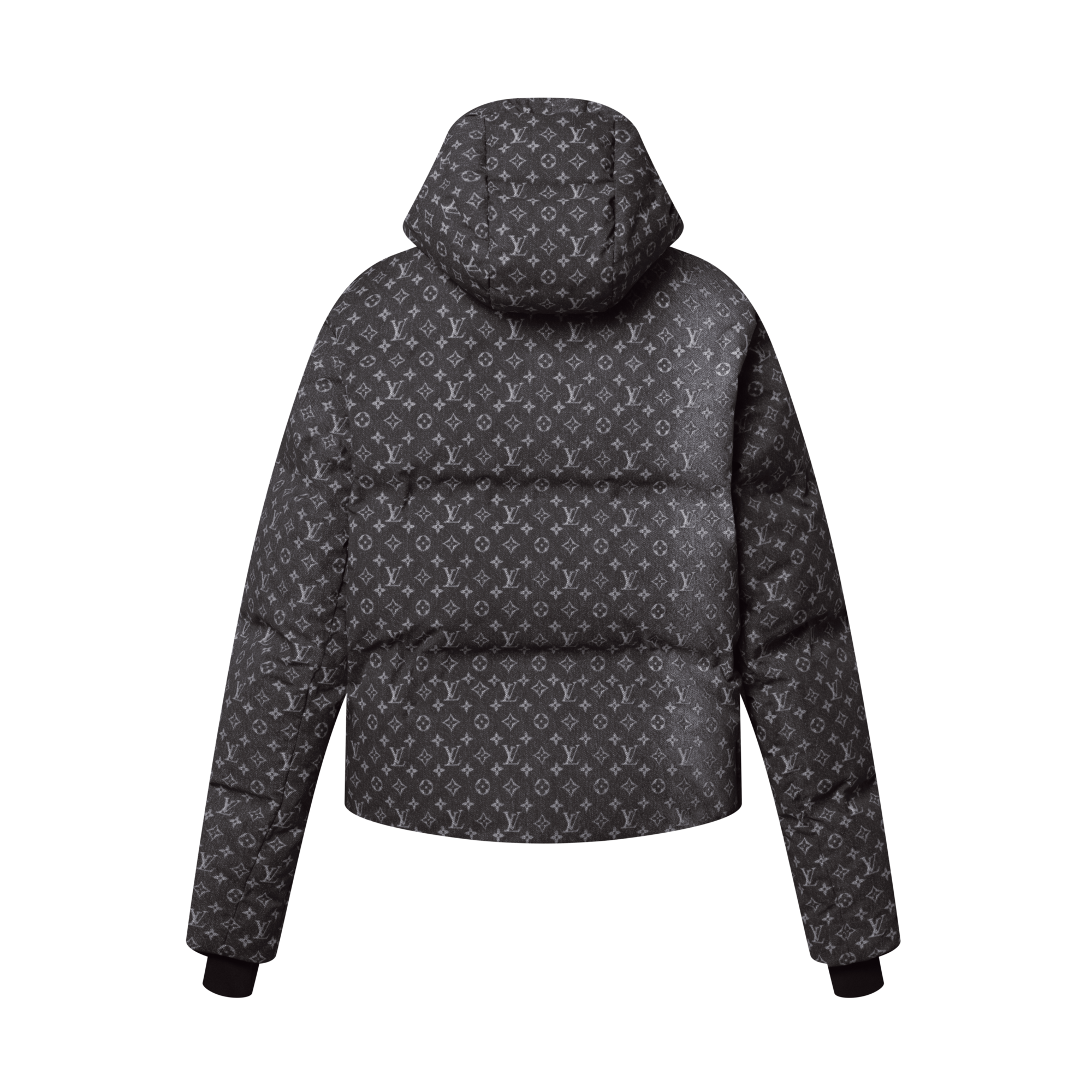 Denim-Effect Monogram Ski Jacket  in Women