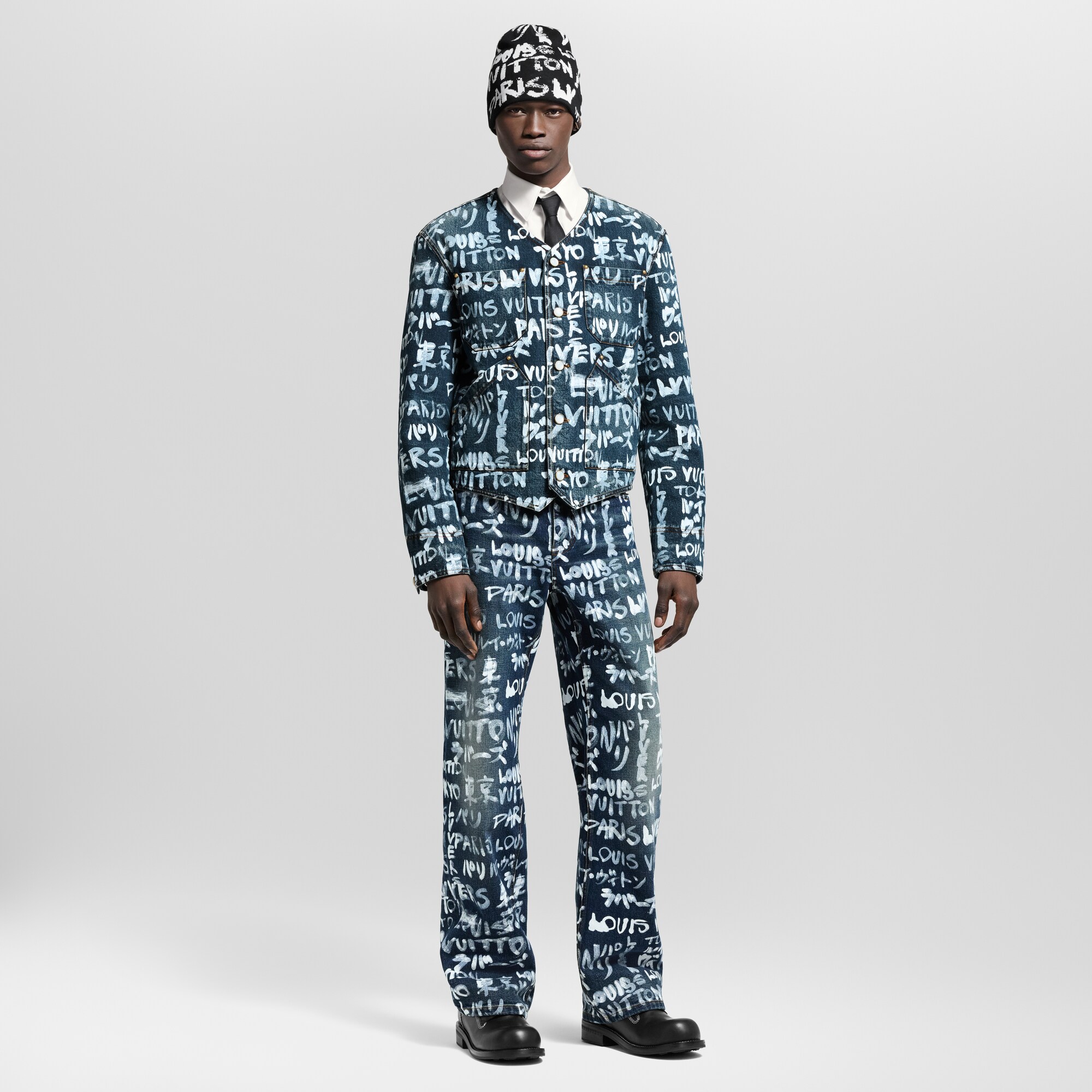 Denim Skate Pants  in Men