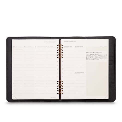 Desk Agenda Cover Taïga Leather in Trunks, Travel and Home's Books and Stationery Office Décor and Stationery collections by Louis Vuitton (Product zoom)