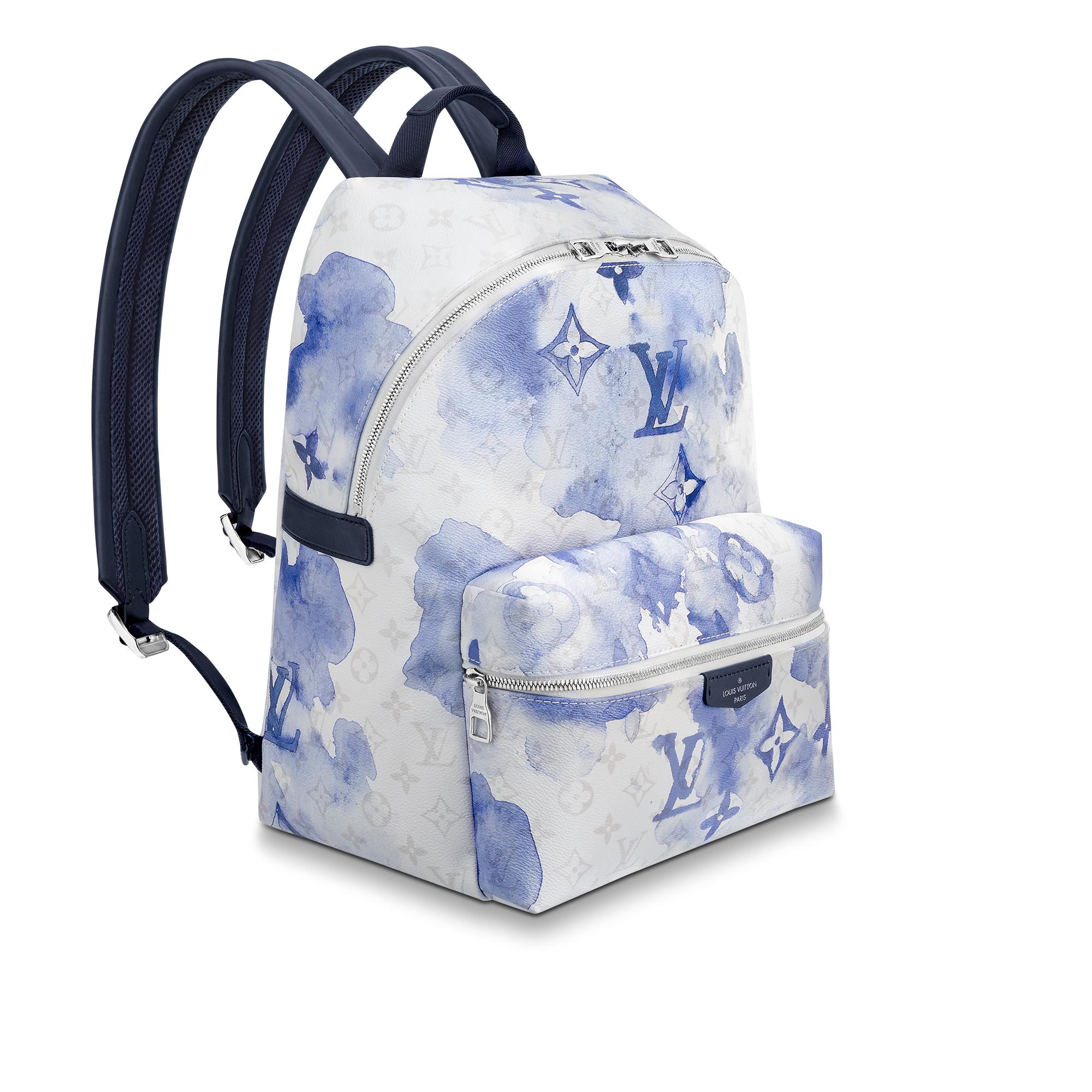 blue lv backpack