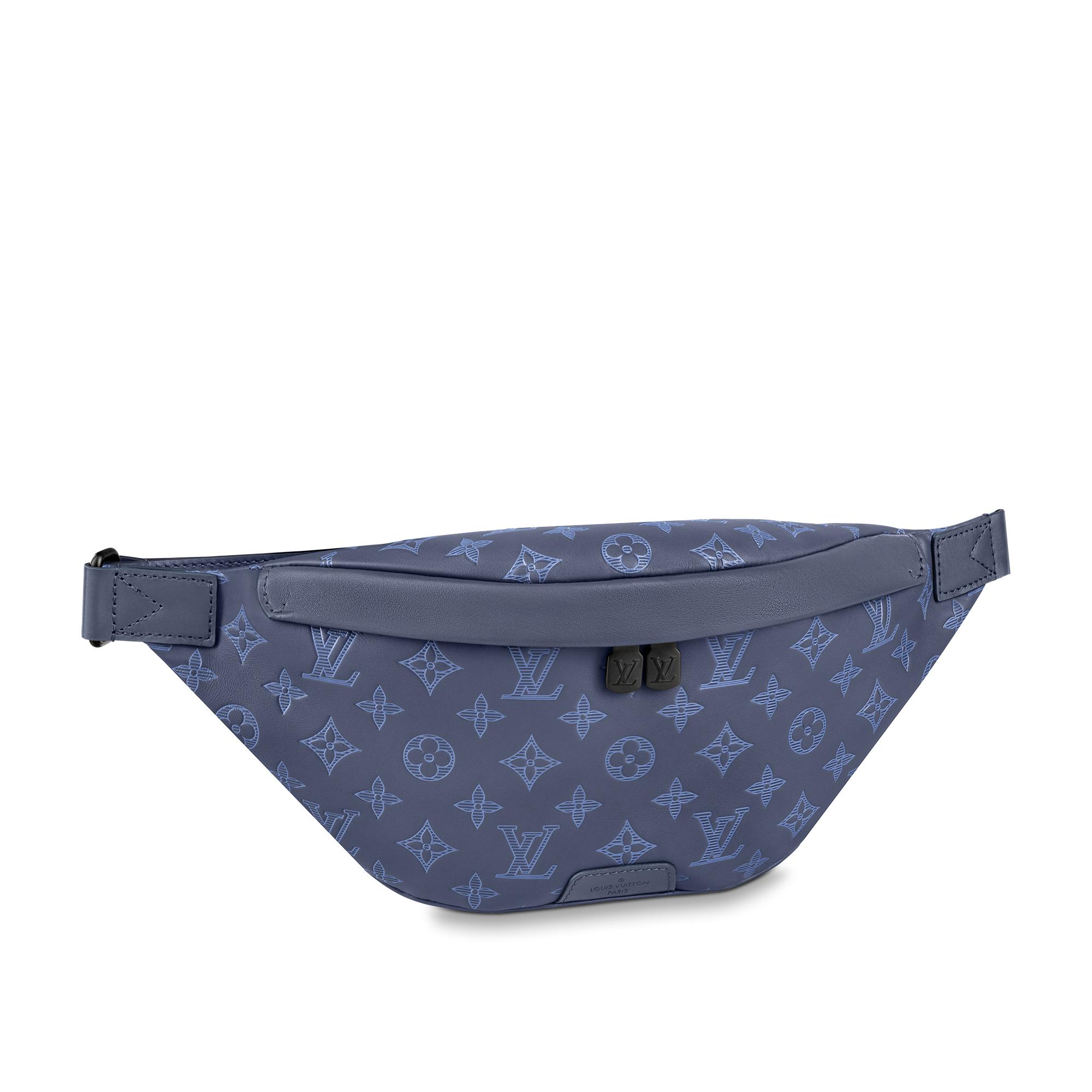 louis vuitton blue man bag