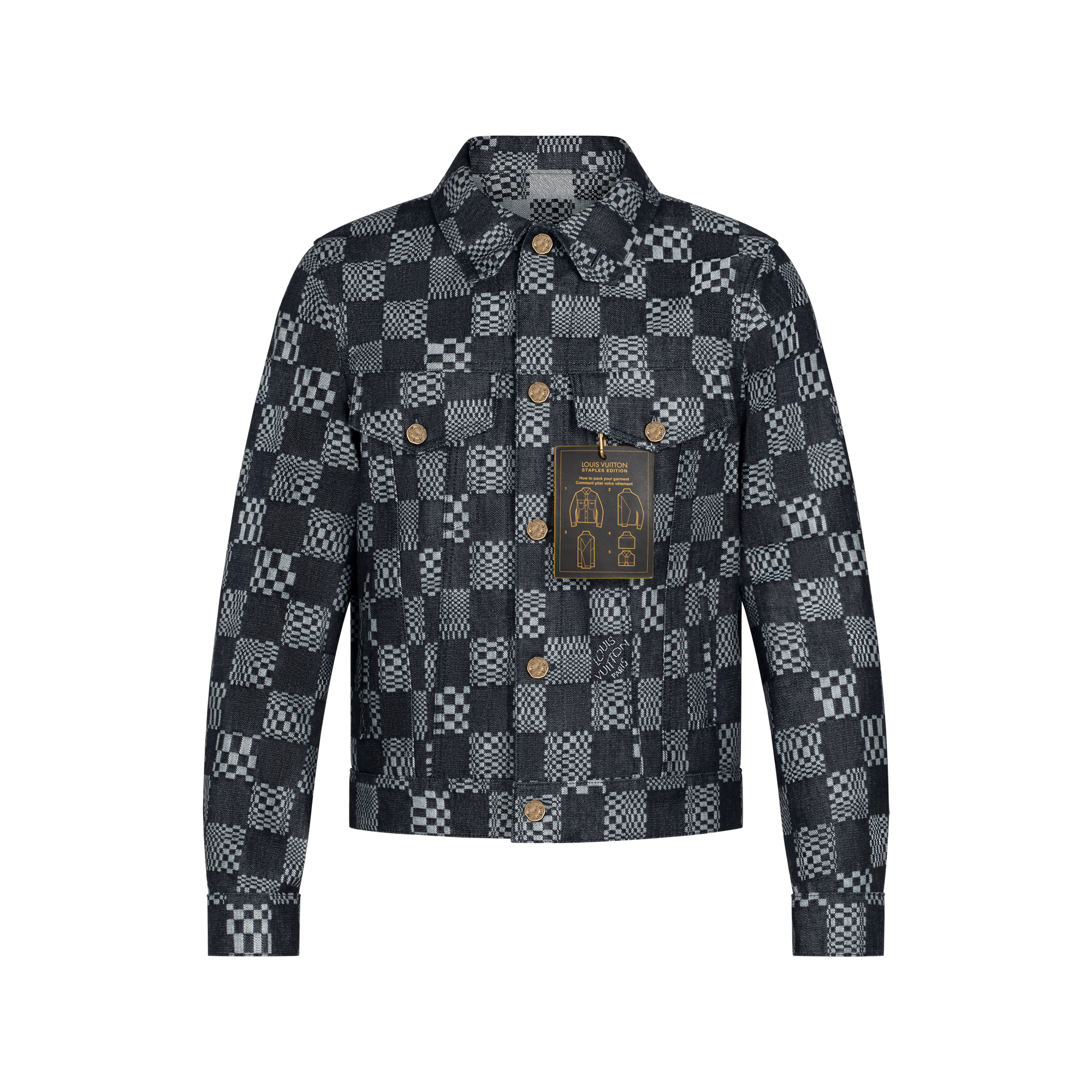 Distorted Damier Denim Jacket - Ready 