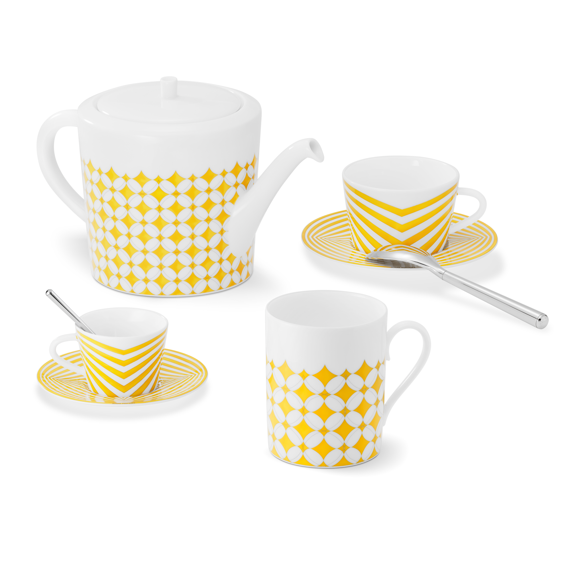 Dolce Vita Set Of 2 Coffee Cups And Saucers  in Trunks, Travel and Home
