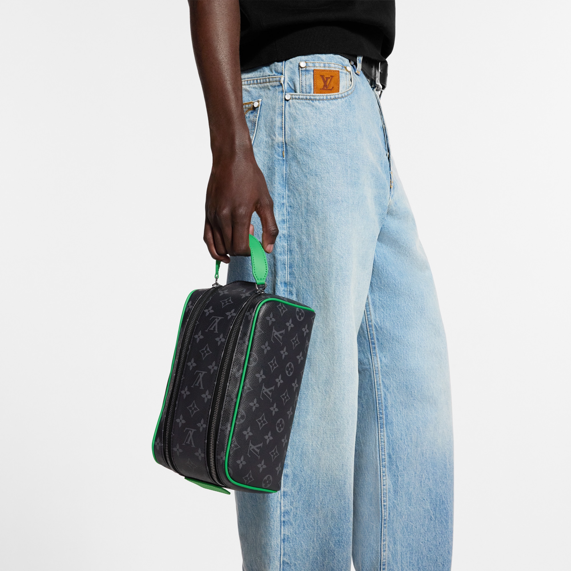 Dopp Kit Monogram Eclipse Canvas in Men