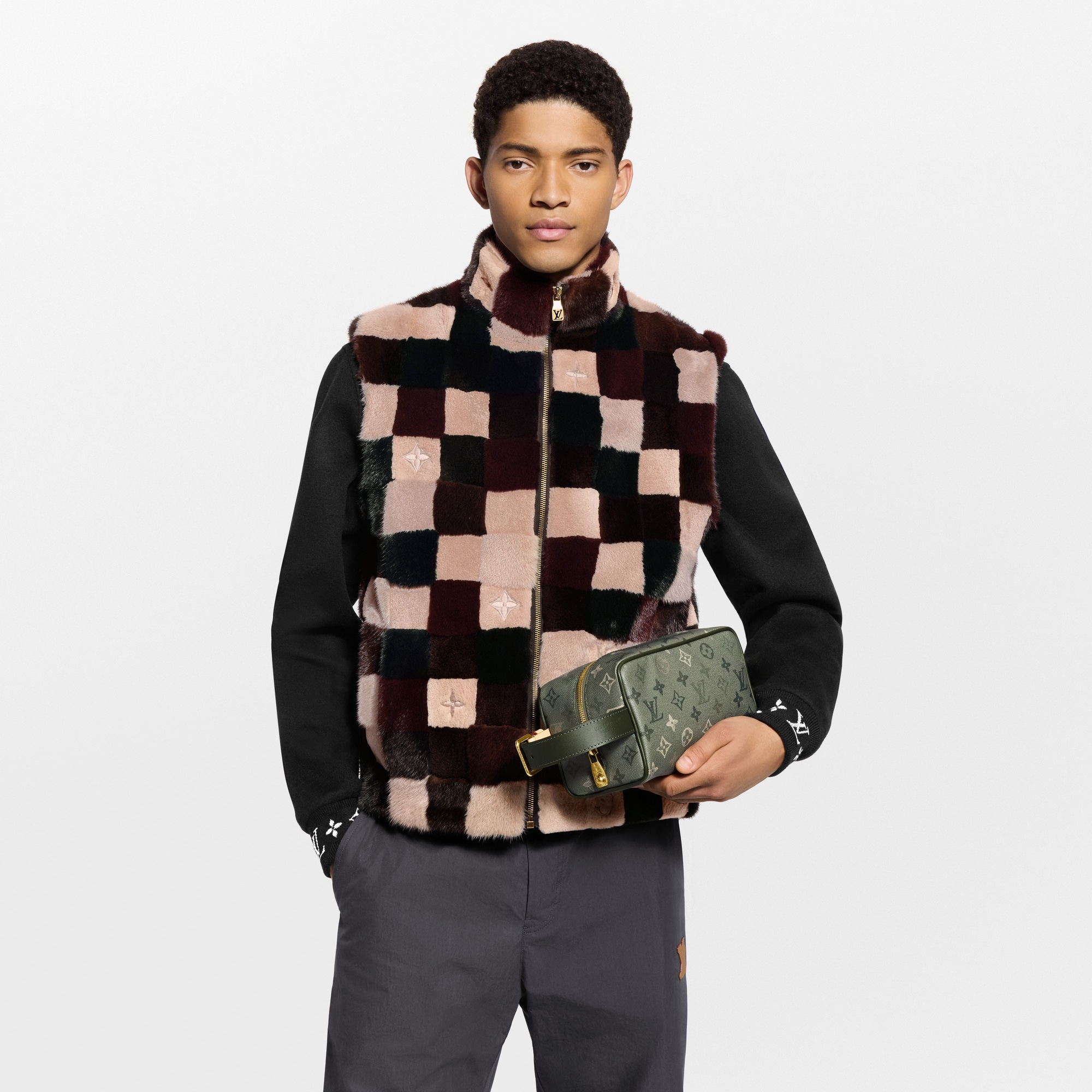 Dopp Kit Monogram Other Canvas in Men