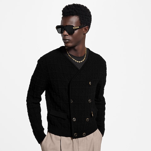 Double-Breasted Knit Jacket in Men's Ready-to-Wear All Ready-to-Wear collections by Louis Vuitton (Product zoom)