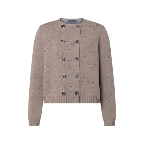 Double-Breasted Mahina Knit Cardigan in Women's Ready-to-Wear Knitwear collections by Louis Vuitton (Product zoom)