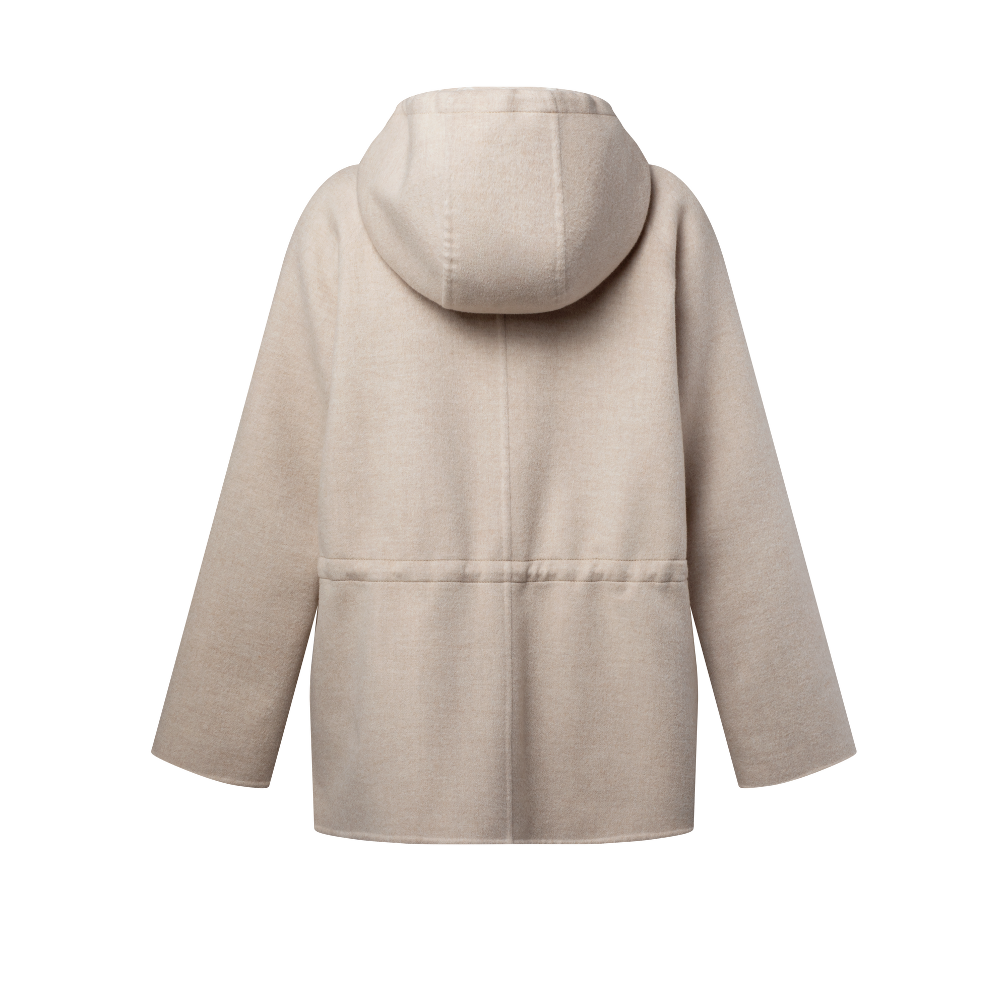 Double Face Hooded Parka  in Women