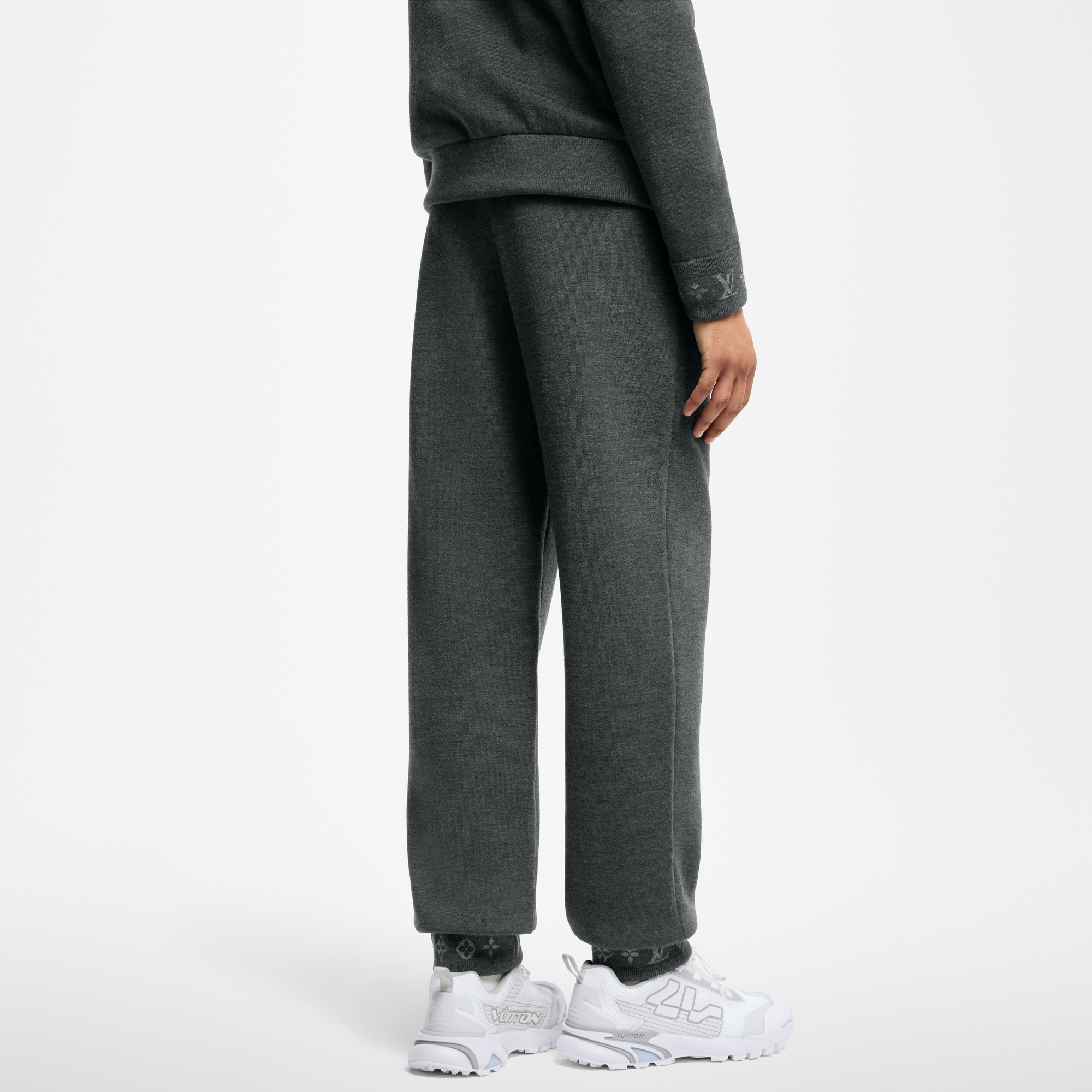 Double Face Knit Wool Travel Pants  in Men