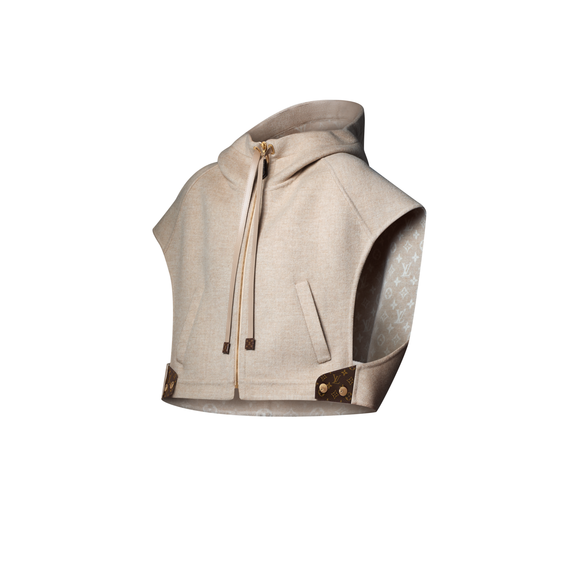 Double Face Open-Arm Jacket  in Women