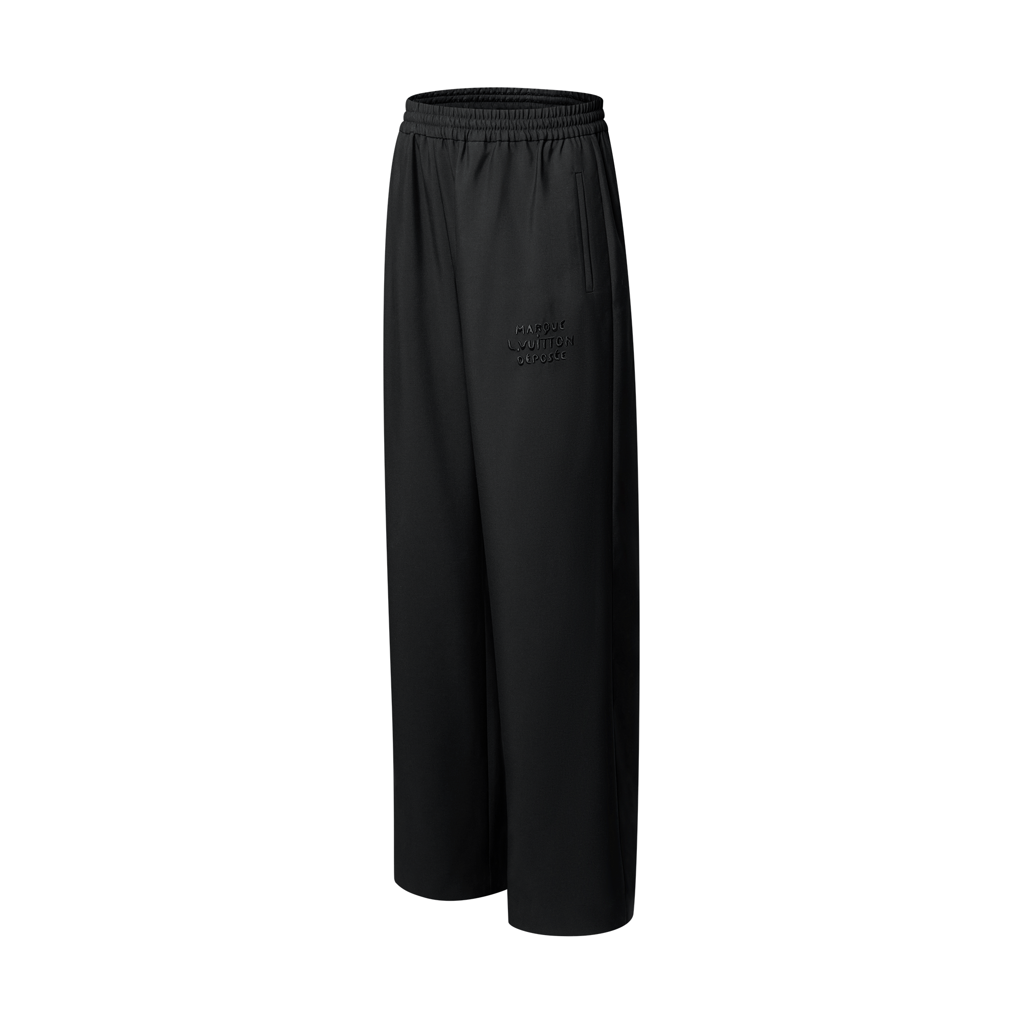 Drawstring Wool Pants  in Men