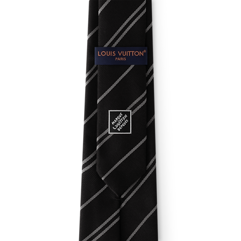 Ecu Stripes Tie . in Men's Accessories Ties and Pocket Squares collections by Louis Vuitton (Product zoom)