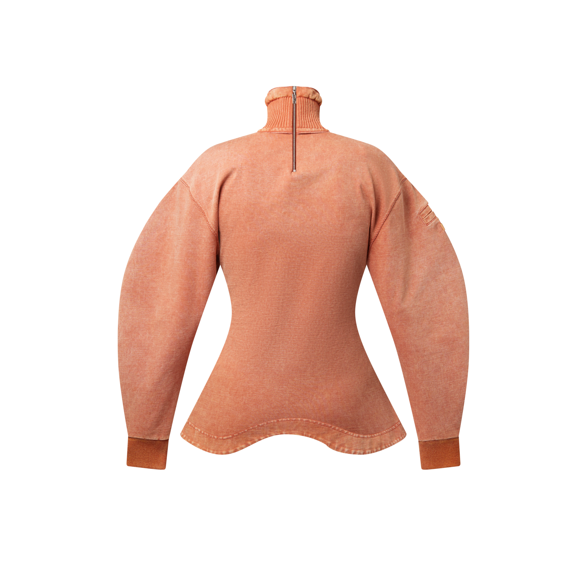 Emb L/S Highneck Top  in Women