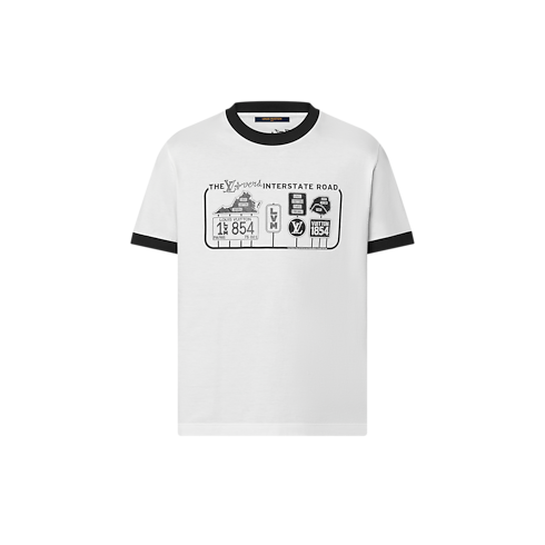 Embellished Cotton T-Shirt in Men's Ready-to-Wear T-shirts and Polos collections by Louis Vuitton (Product zoom)