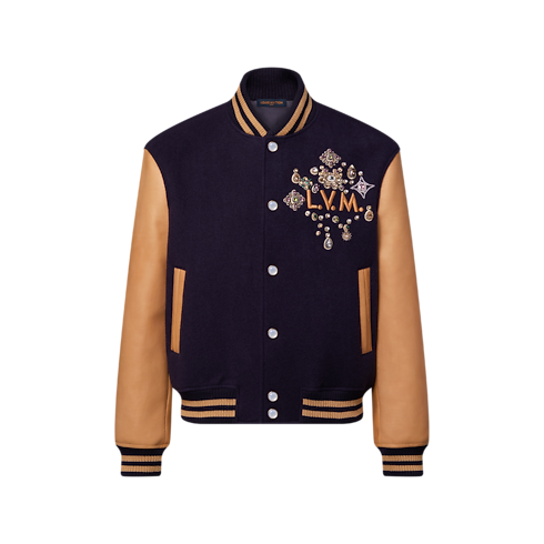 Embellished Varsity Jacket in Men's Ready-to-Wear Outerwear and Coats collections by Louis Vuitton (Product zoom)