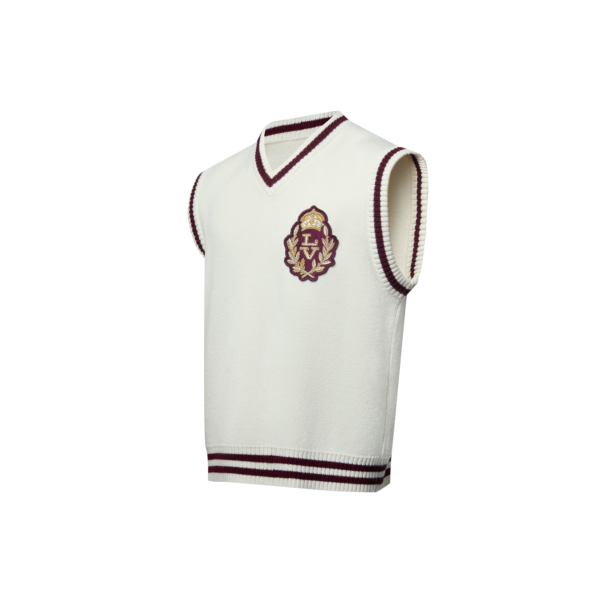 Embellished Wool Vest  in Men