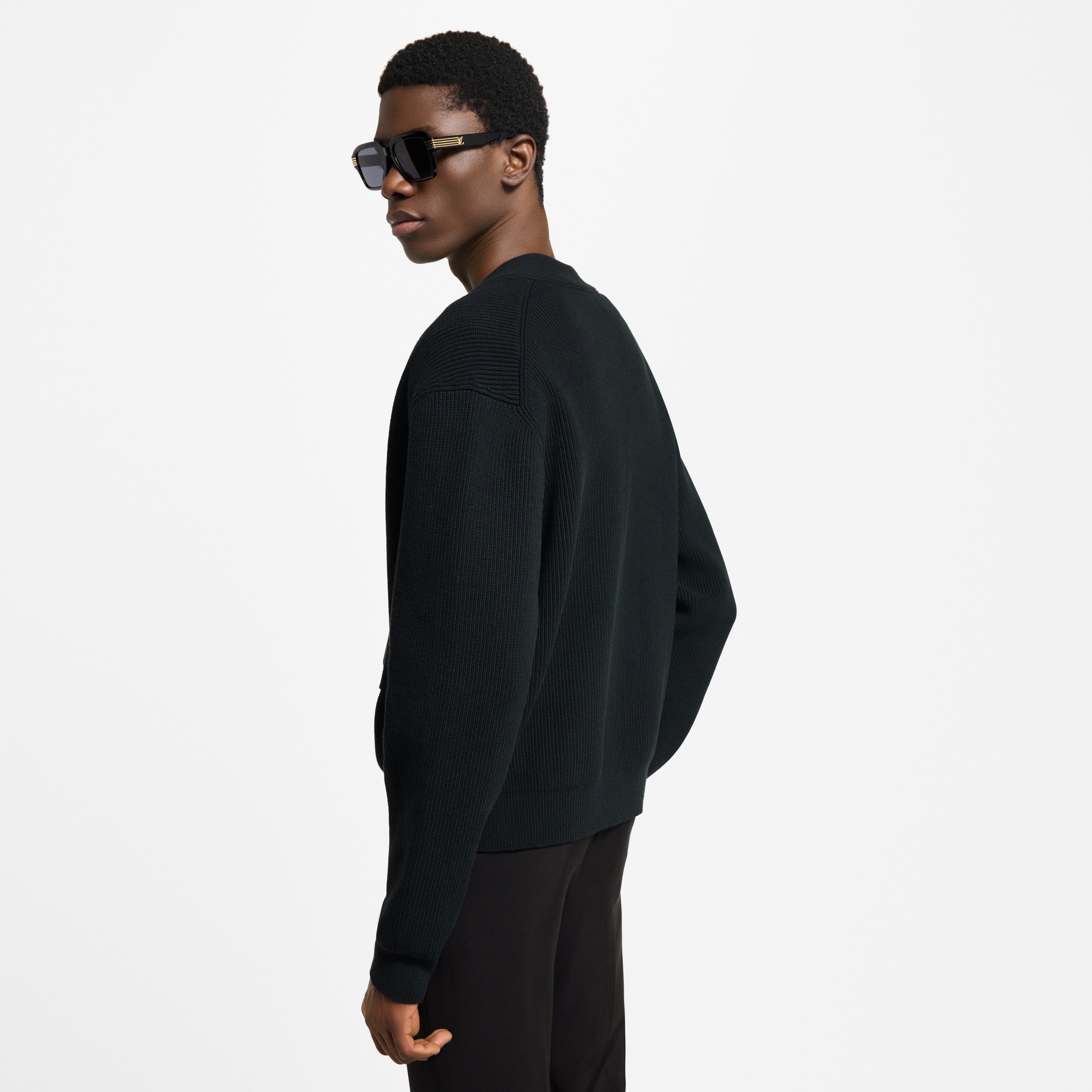 Embroidered Signature Cardigan  in Men