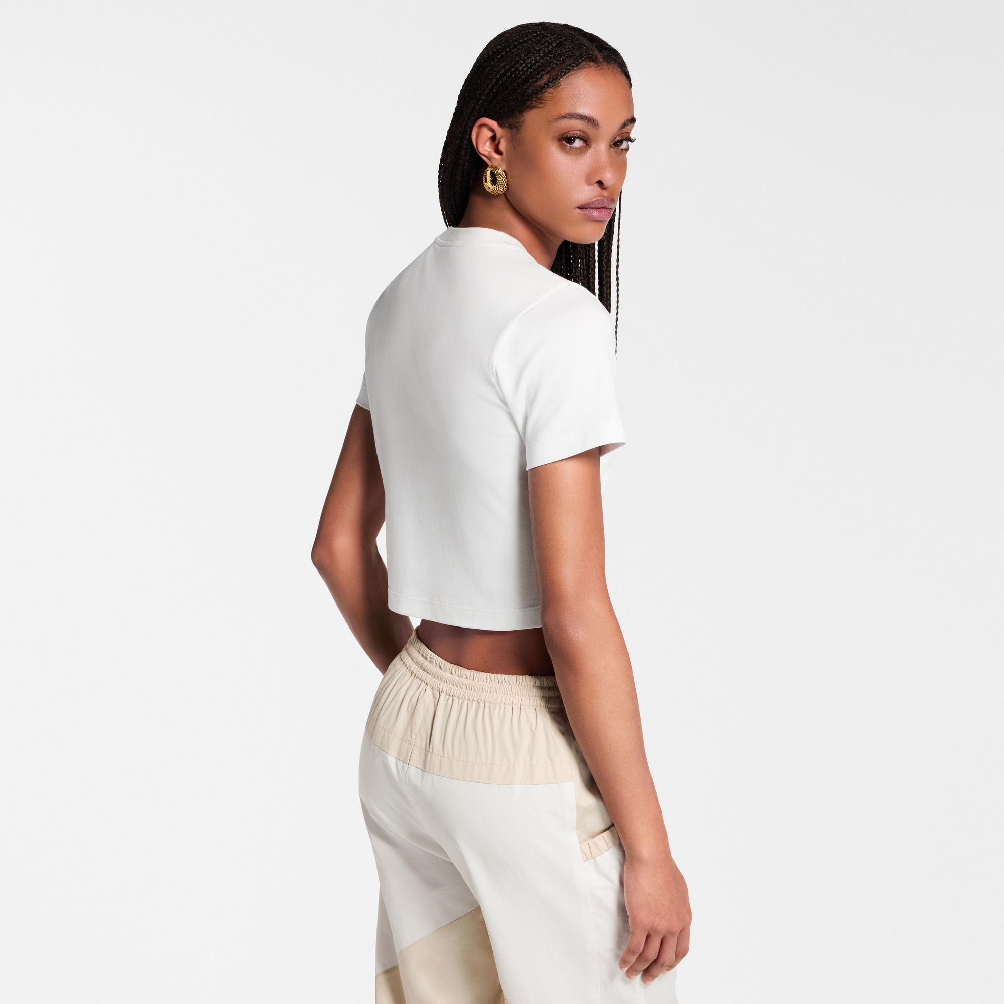 Embroidered Signature Crop Top  in Women