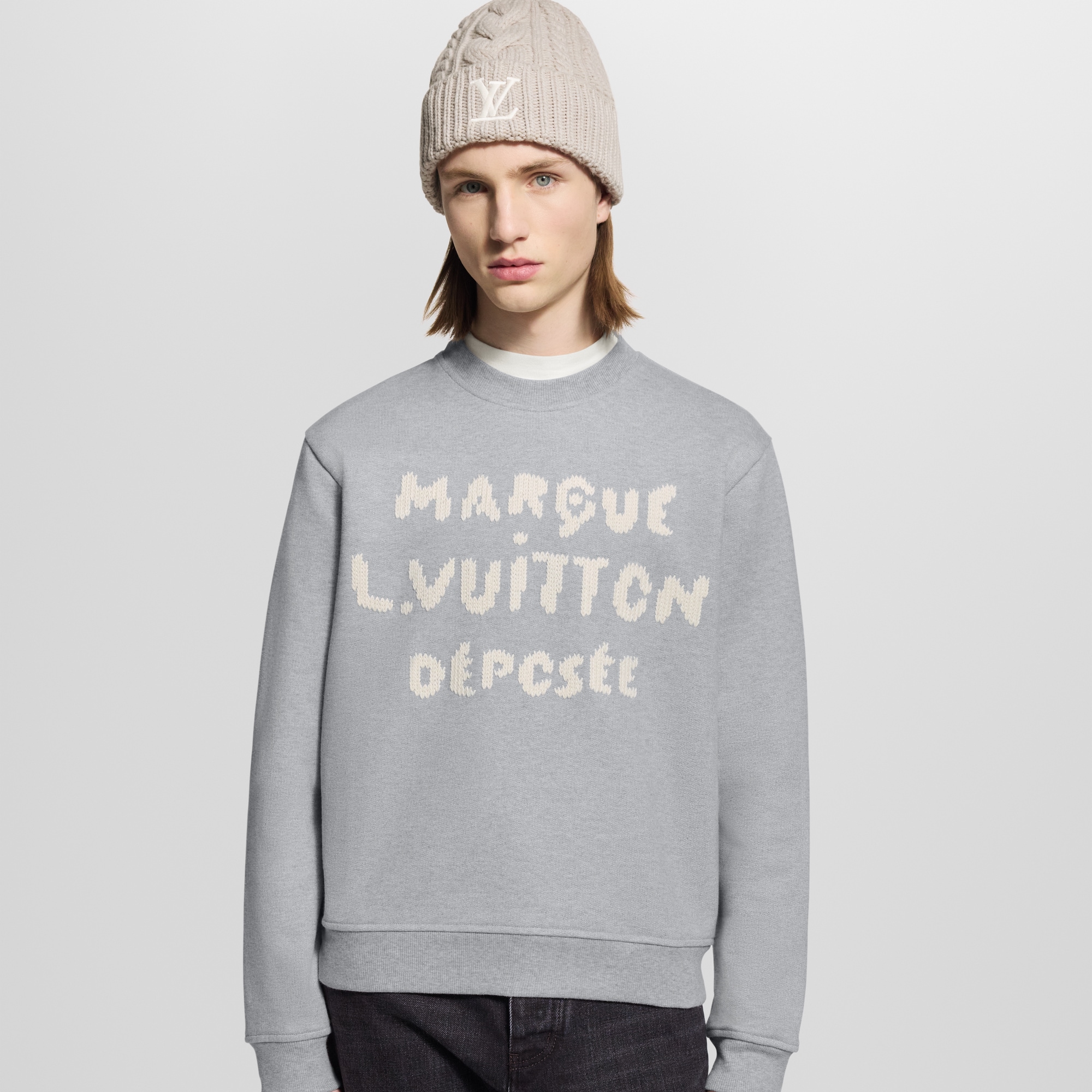 Embroidered Signature Sweatshirt  in Men