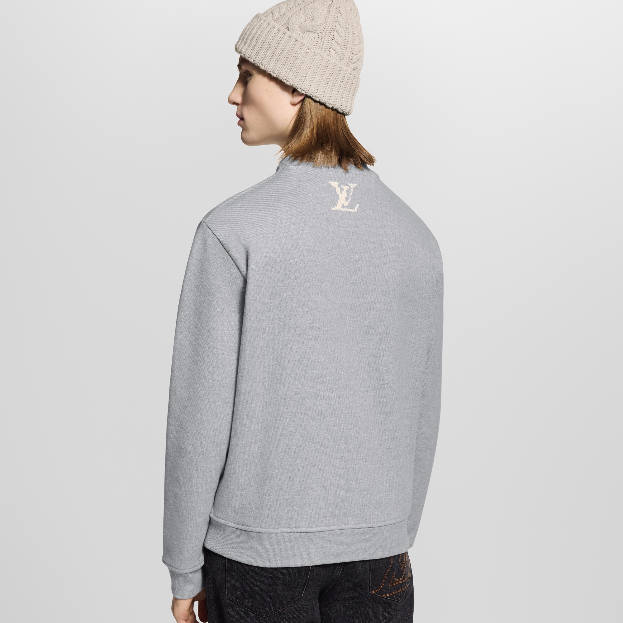 Embroidered Signature Sweatshirt  in Men