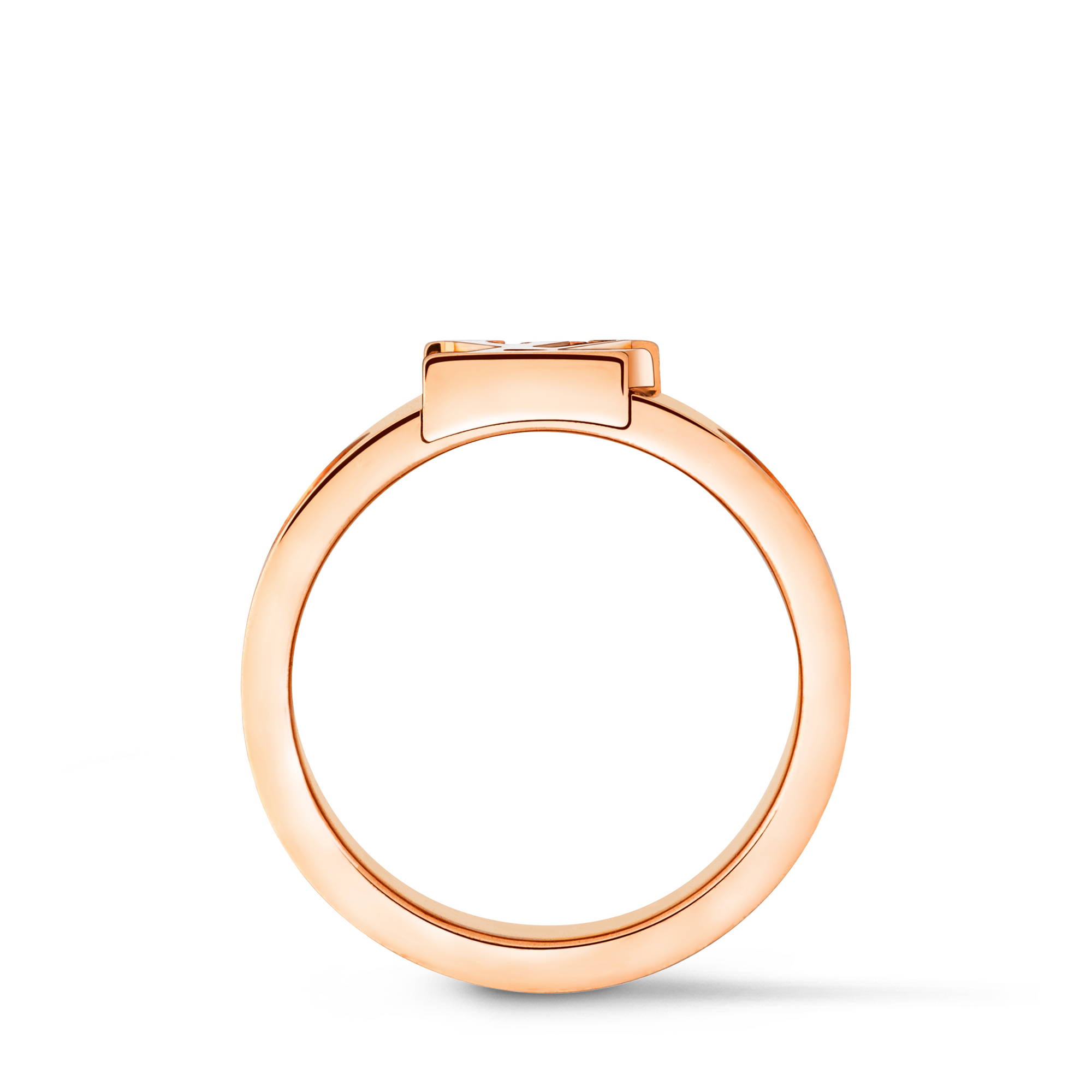 Empreinte Large Ring, Pink Gold  in Jewellery