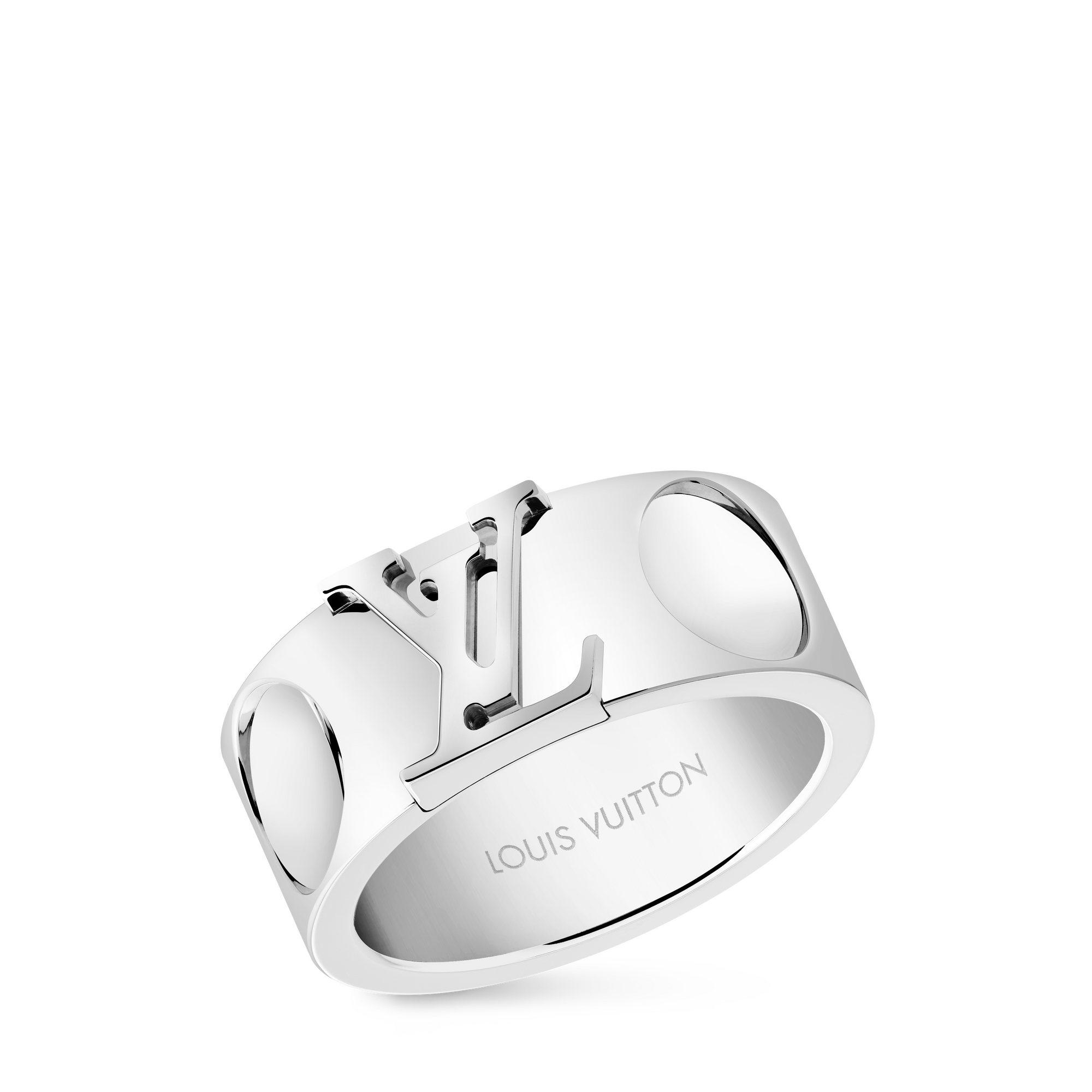 Empreinte Large Ring, White Gold  in Jewellery