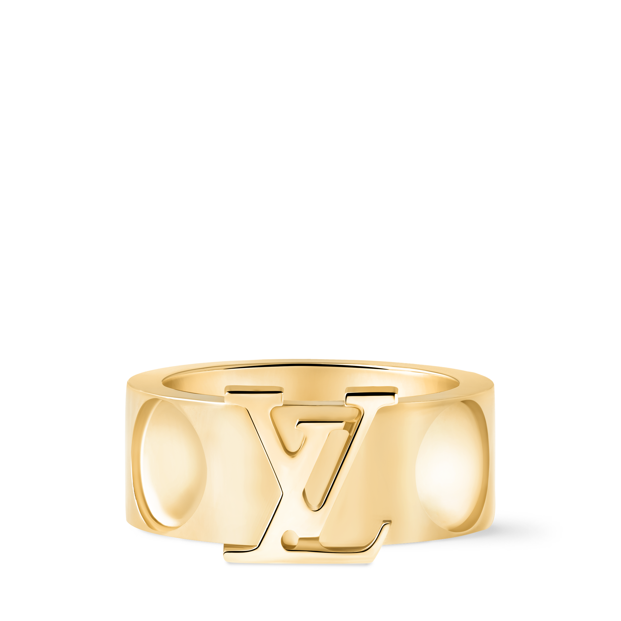 Empreinte Large Ring, Yellow Gold  in Jewellery