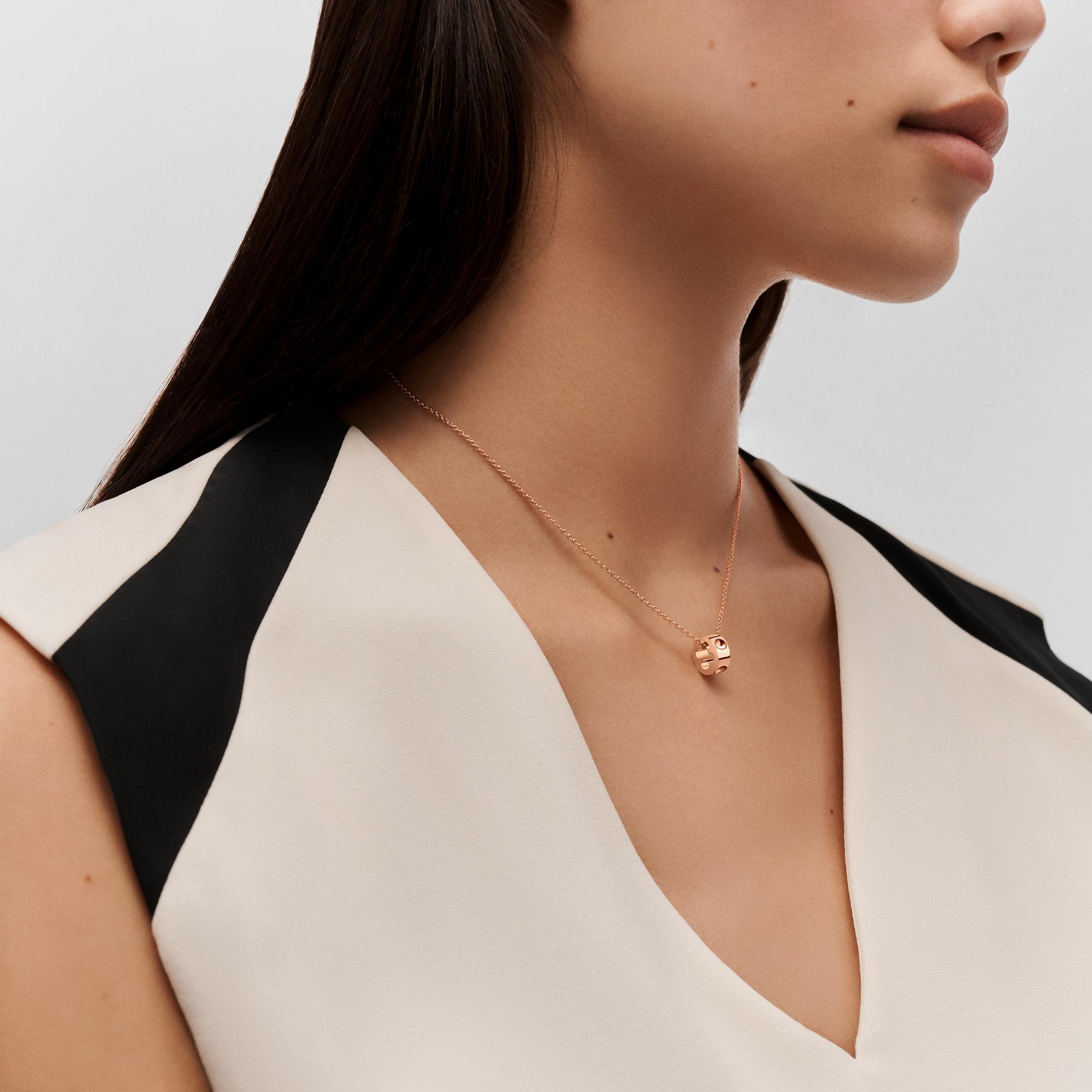 Empreinte Pendant, Pink Gold - Fine 