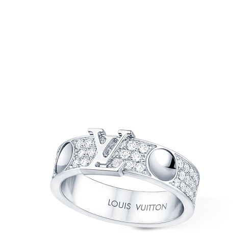 Empreinte Ring, White Gold and Diamonds in Jewellery's Categories Rings collections by Louis Vuitton (Product zoom)