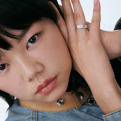 Empreinte Ring, White Gold and Diamonds in Jewellery's Categories Rings collections by Louis Vuitton (Product zoom)