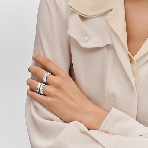 Empreinte Ring, White Gold And Diamonds in Jewellery's Categories All Fine Jewellery collections by Louis Vuitton (Product zoom)