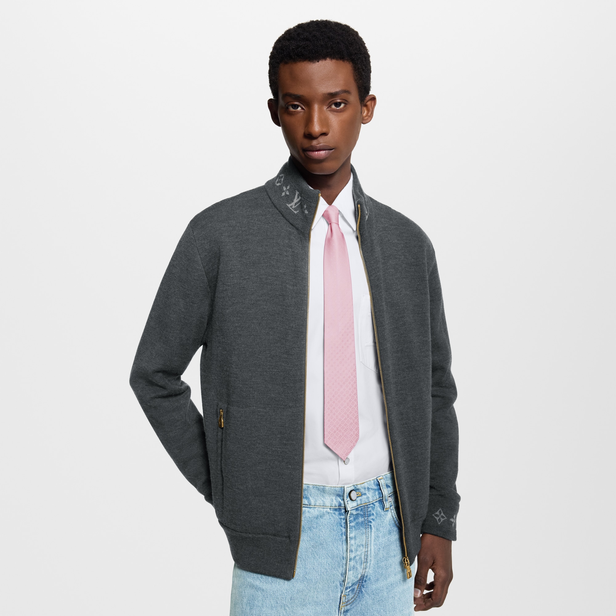 Fading Monogram Tie . in Men